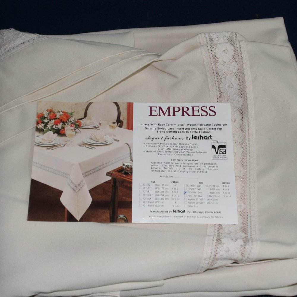 Oval Tablecloth-Still in Original Package!